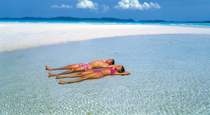 Whitehaven Beach: The sand is 98% pure silica, meaning you can scrub your jewellery clean in it! 
