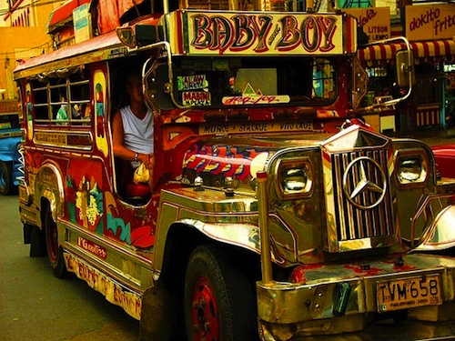local transport roundup - jeepney in Manila Philippines